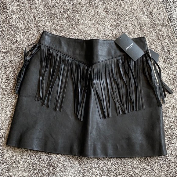 Saint Laurent Dresses & Skirts - NWT Saint Laurent mini skirt/leather